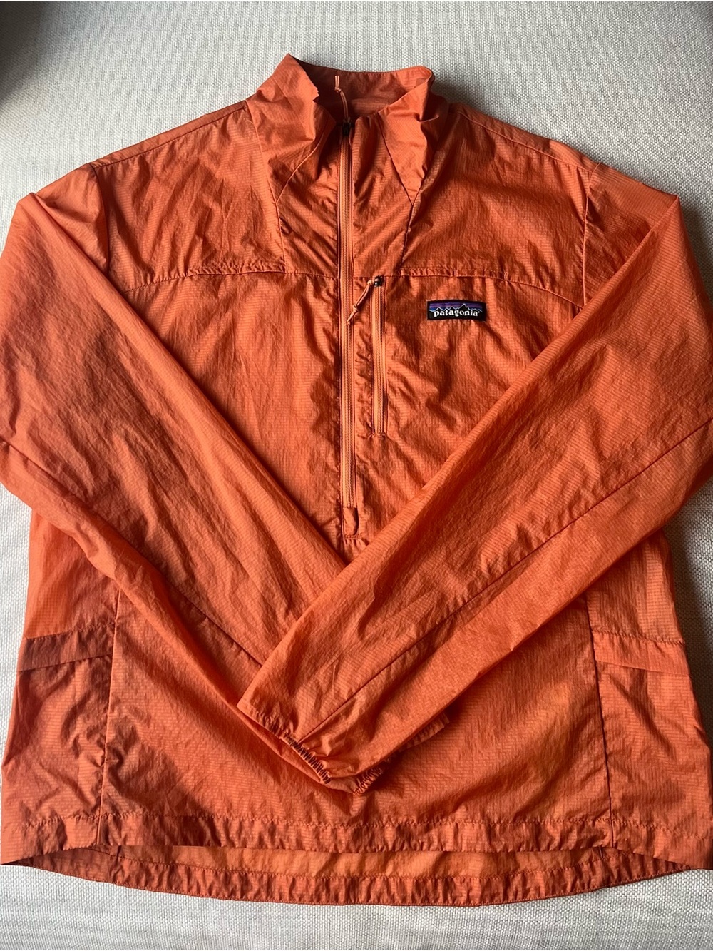Patagonia Women’s Houdini Stash 1/2 Zip- Burnt Orange